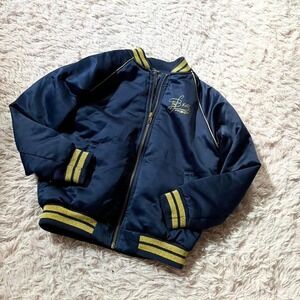 Disney Beauty and the Beast Belle Regal Satin Embroidered Bomber Jacket Kids 10